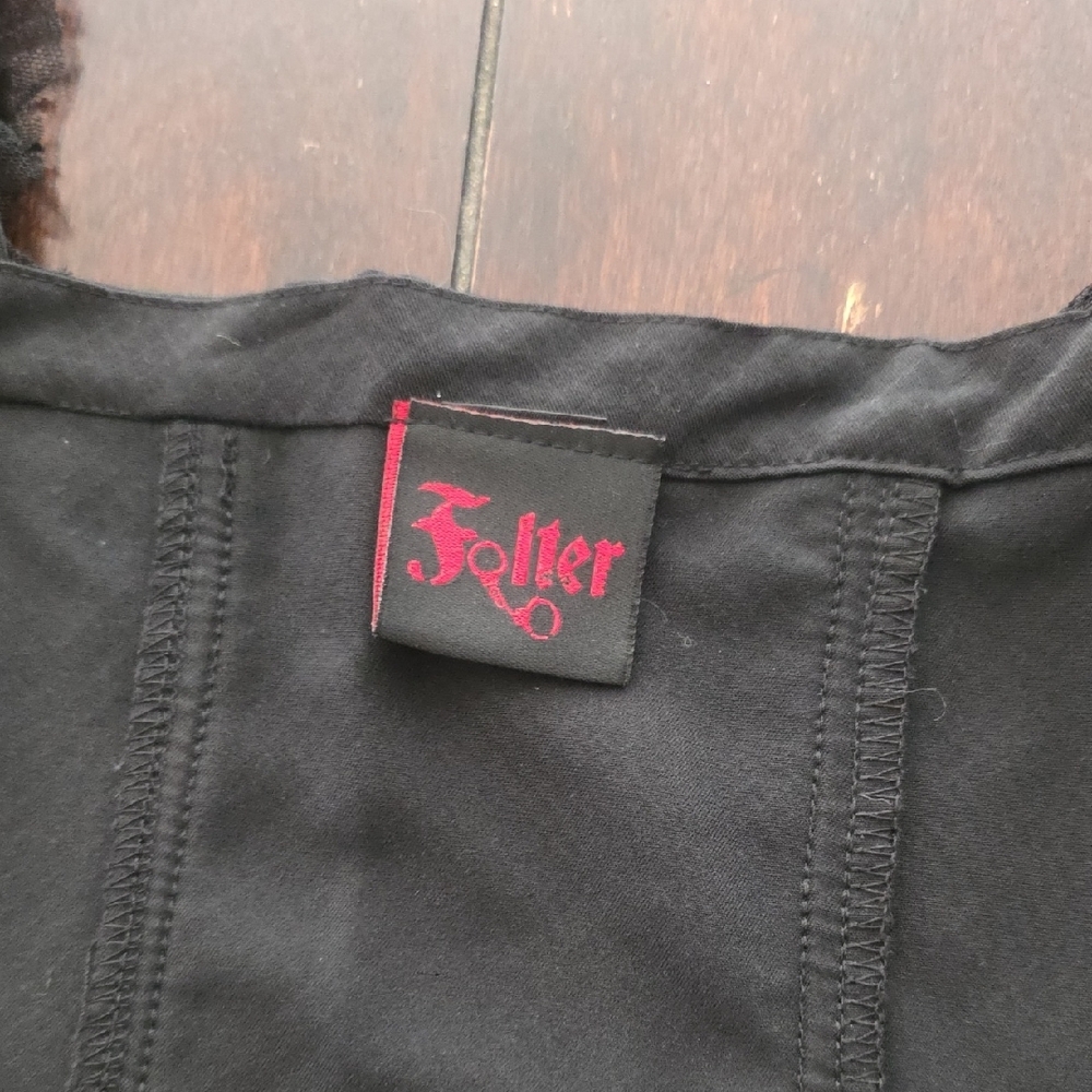 Elegant Black Corset Top - Picture 3 of 4